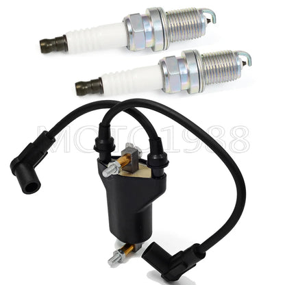 Ignition Coil Pack, Spark Plug, and Cap for EZGO TXT 1991-2002 Robin 295cc 350cc 4-Cycle Gas Golf Cart