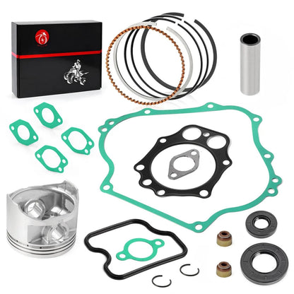 Top End Rebuild Kit Piston Ring Gasket Seal For Club Car DS Precedent FE350 1996-2006 1017449-01