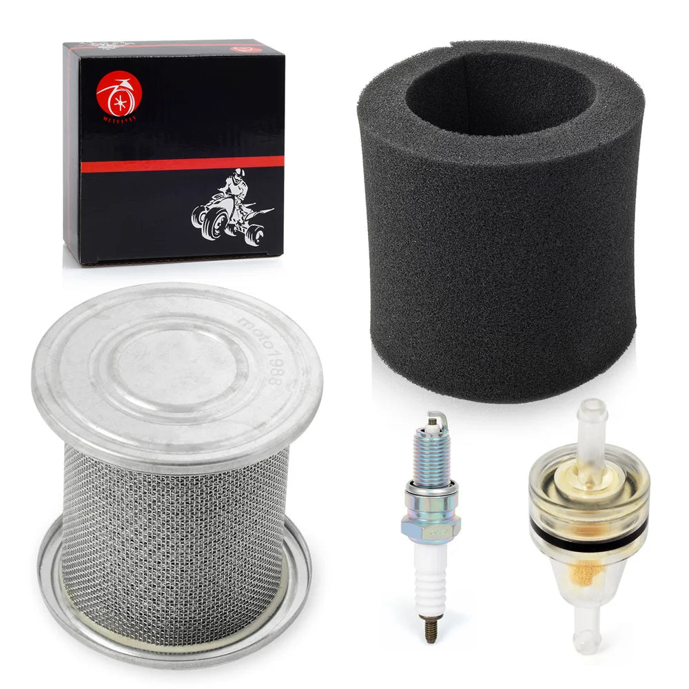 Air Filter Holder Kit with Spark Plug for Honda XR80 XR100 CRF80 CRF100 TRX90 17212-KJ2-003