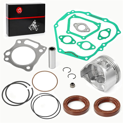 357cc Engine Rebuild Kit STD Piston Rings Gaskets Seals for Yamaha G21 G22 G23 G27 G28 Golf Cart 2000-2013