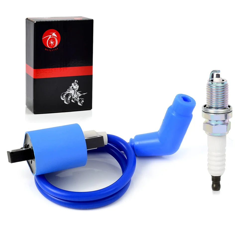 Ignition Coil Pack and Spark Plugs for Polaris ATP 330 Trail Boss 325 330 Trail Blazer Xpedition - 3087036 6807 6484