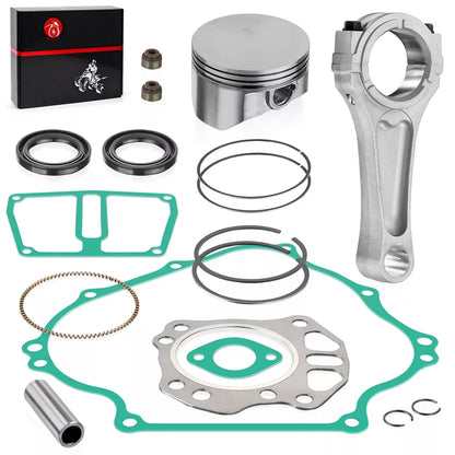 Engine Rebuild Kit Piston Gaskets Connecting Rod Kawasaki Mule 600 610 SX KAF400 2005-2019