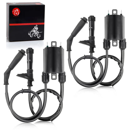 Ignition Coil and Spark Plug Cap Set for Honda Shadow VLX 600 VT600 1988-2007