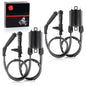 Ignition Coil and Spark Plug Cap Set for Honda Shadow VLX 600 VT600 1988-2007