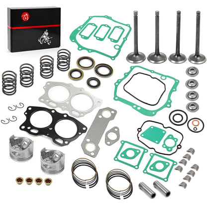 Piston Ring Gasket Seal Intake Exhaust Spring Retainers Valve Collet Keepers For EZGO Fuji Robin 295cc EH29C Golf Cart 1991-2002