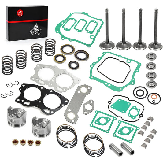 Piston Ring Gasket Seal Intake Exhaust Spring Retainers Valve Collet Keepers For EZGO Fuji Robin 295cc EH29C Golf Cart 1991-2002