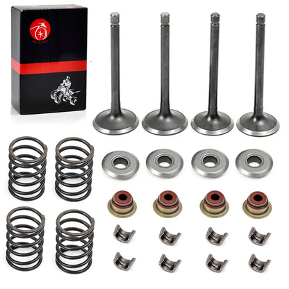 Intake Exhaust Seals Spring Valve Spring Retainers Valve Collet Keepers for EZGO 4 Cycle Gas Golf Cart Fuji Robin 295 350CC
