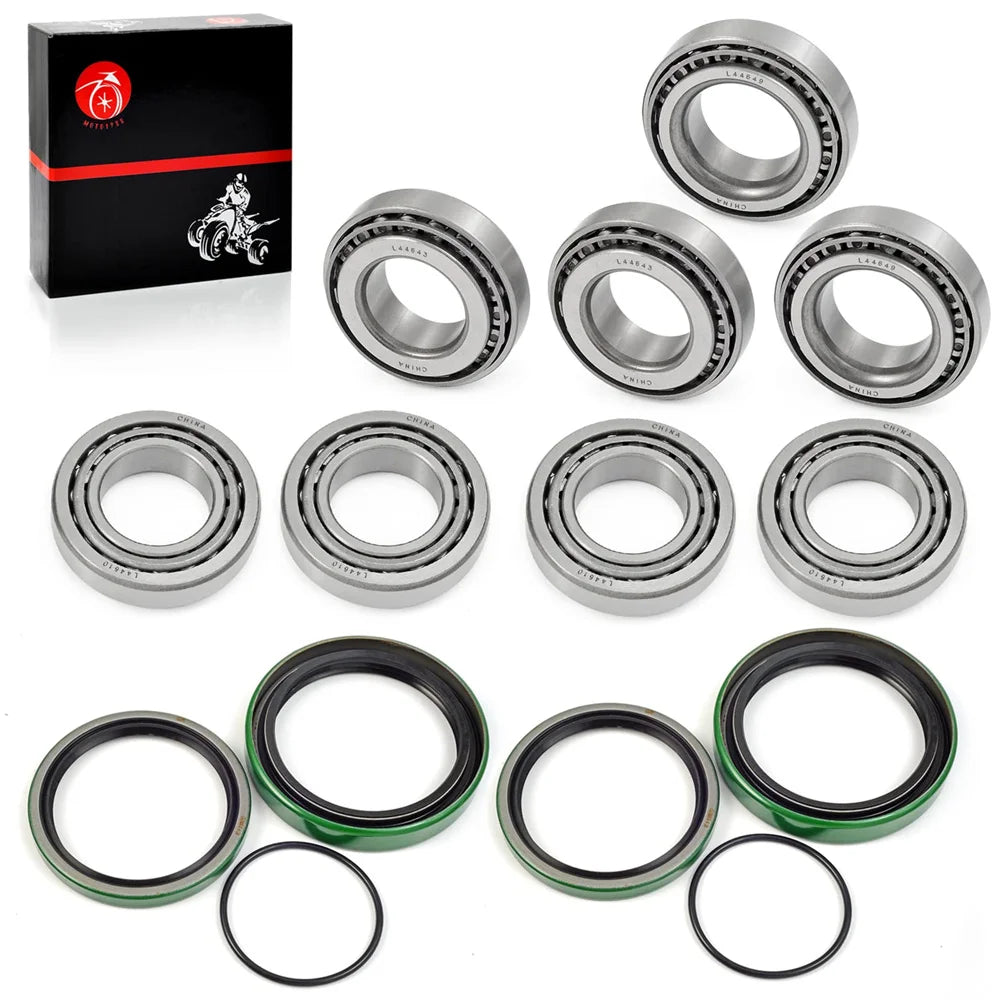 Front Wheel Bearings and Seals Kit for Polaris Sportsman 335 400 425 Magnum 325 Scrambler Worker Big Boss