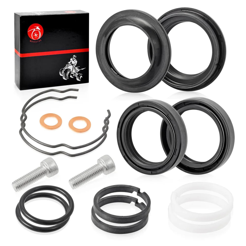 39mm Front Fork Dust Oil Seals Rebuild Kit for Harley Sportster XL883 XL1200 1990-2013 Dyna FXD 1991-2005