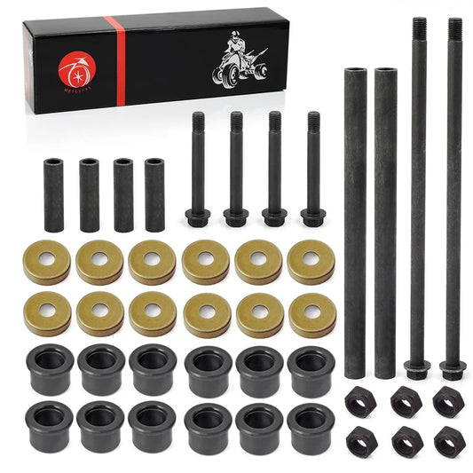 Front Arm Bushing Dust Cover Seal Caps Bolts Nuts Shaft Collars Rebuild Kit Yamaha Banshee 350 YFZ350 91-06