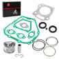 Engine Top End Kit Oversize 0.25mm Piston Ring Gasket Seal for Yamaha Golf Cart G11 G16 G20 1996-2002 JN6-11635-00