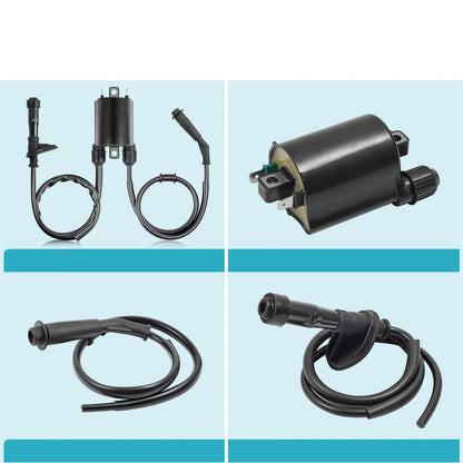 Ignition Coil and Spark Plug Cap Set for Honda Shadow VLX 600 VT600 1988-2007