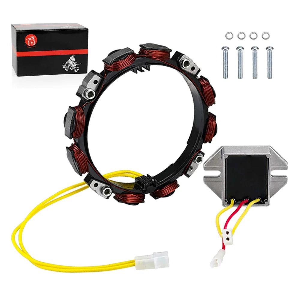 Alternator Stator Coil 2Pin w/Regulator For Briggs & Stratton Engines 10-16 Amp 592830