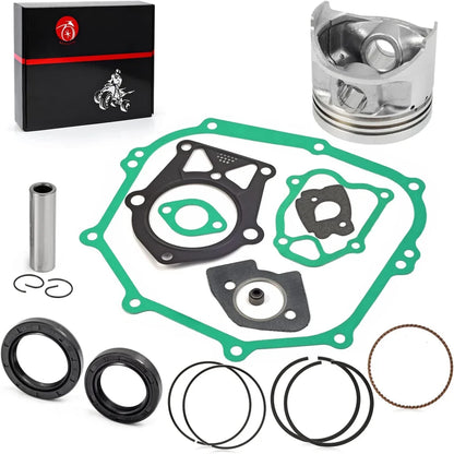 Engine Gasket Rebuild Kit Oversize 0.5mm Piston Ring Seal for Yamaha Golf Cart G14 1995-1996