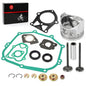 Engine Gasket Kit with Piston Rings and Valve Seals for Yamaha Golf Cart G14 1995-1996