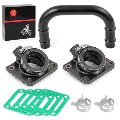 Intake Manifold Boot & Intake Crossover Tube Kit for Yamaha Banshee 350 YFZ350 1987-2006