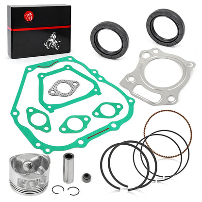 Top End Piston Ring Gasket Seal Kit for Yamaha Golf Cart G11 G16 G20 1996-2002 301cc 4 Stroke
