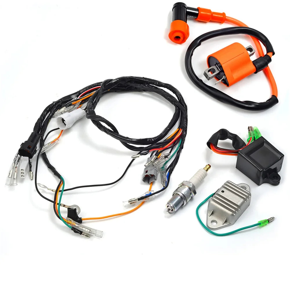 Ignition Coil CDI Regulator Wiring Harness Assembly for Yamaha Blaster 200 YFS200 1997-2001