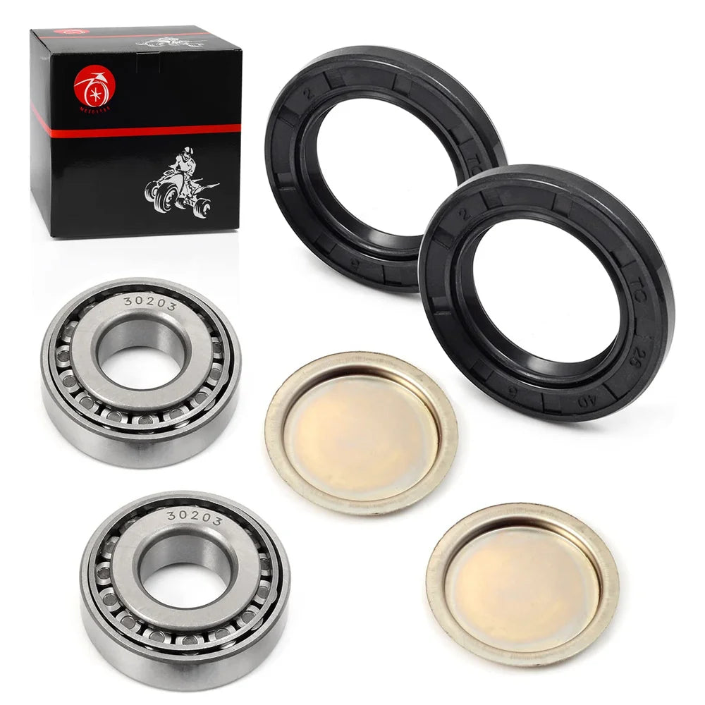 Swingarm Bearing Seal Lock Nut Cap Rebuild Kit for Honda TRX250X TRX300FW Fourtrax Foreman Recon Rancher 250 350 400