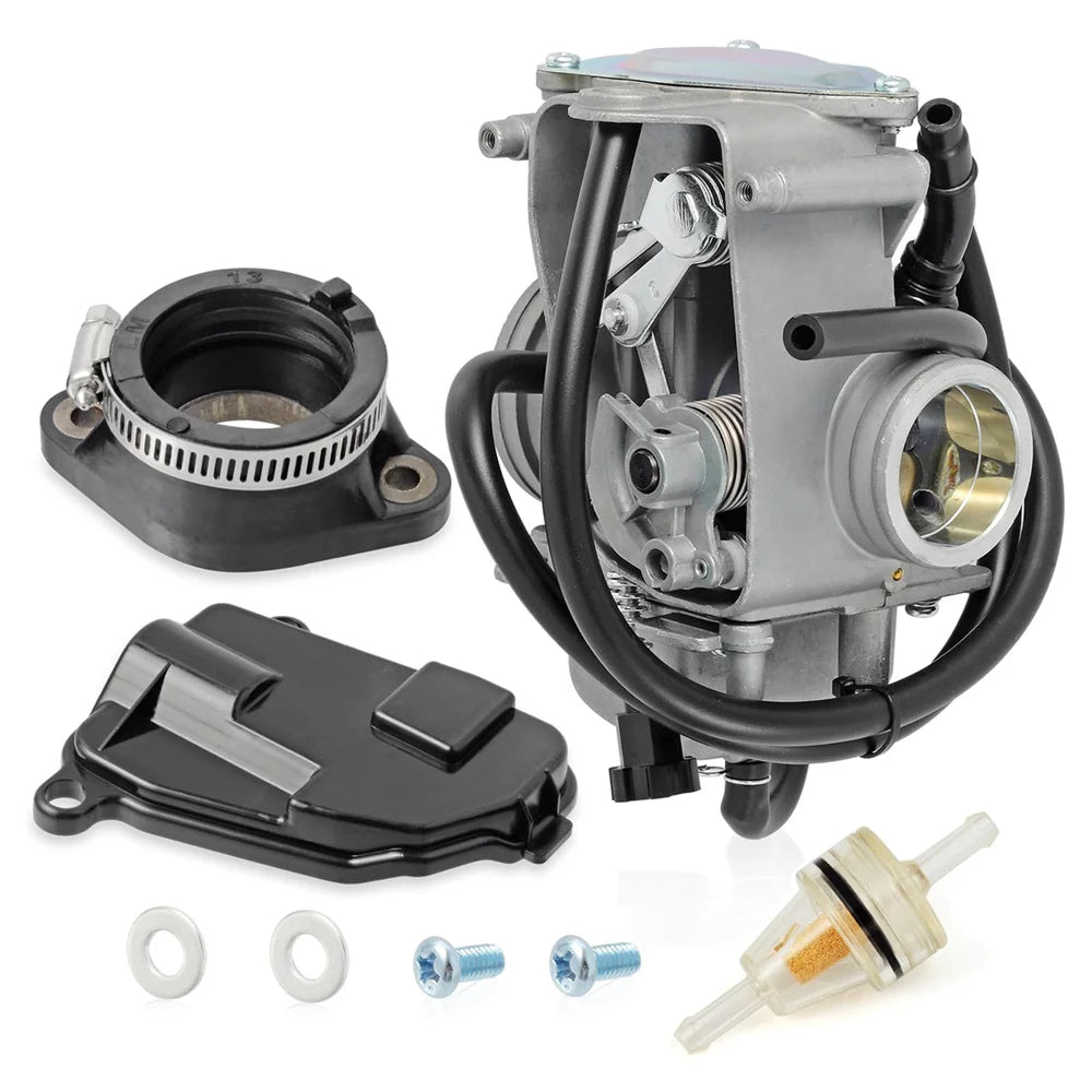 Carburetor & Intake Manifold Boot For Honda TRX350 FourTrax 350 1986 1987