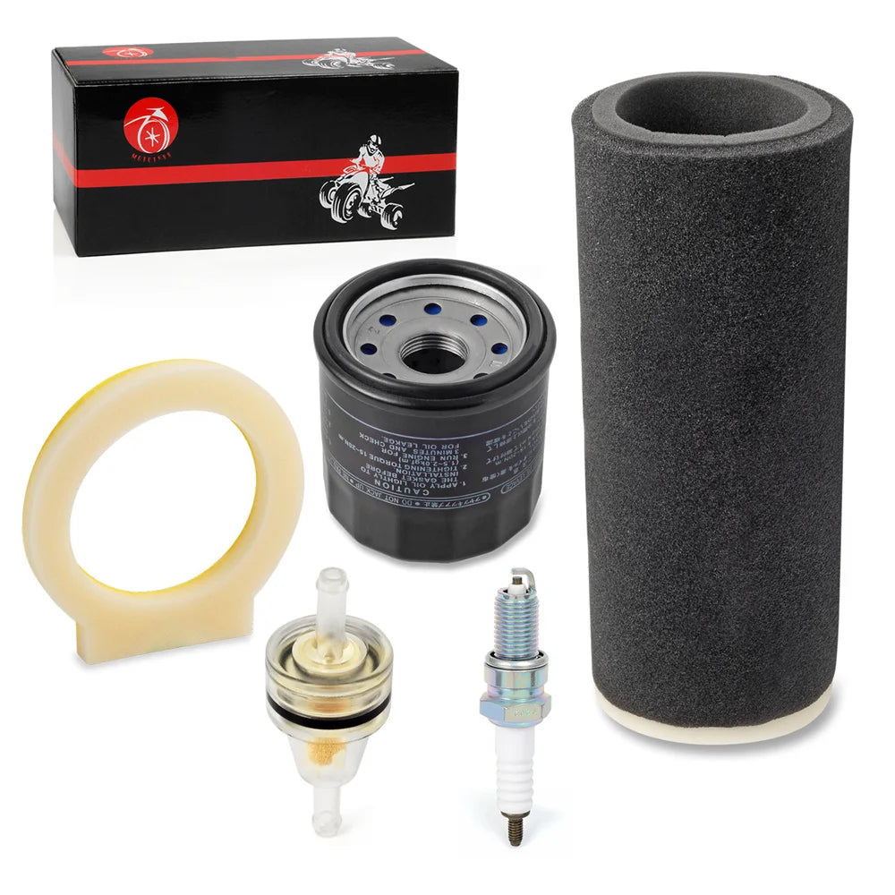 Air Filter Foam Oil Filter Spark Plug Kit for Yamaha Grizzly 660 2002-2008 1UY-14451-00-00