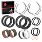 Fork Bushing Dust Oil Seals Kit for Kawasaki Ninja 650 ER650 EN650 EX650 KLR650 EJ800