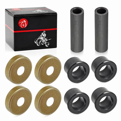 Lower A-Arm Bushing Dust Cover Seal Caps Shaft Collars Rebuild Kit for Yamaha Raptor Blaster Warrior Grizzly Breeze 125 YFZ450