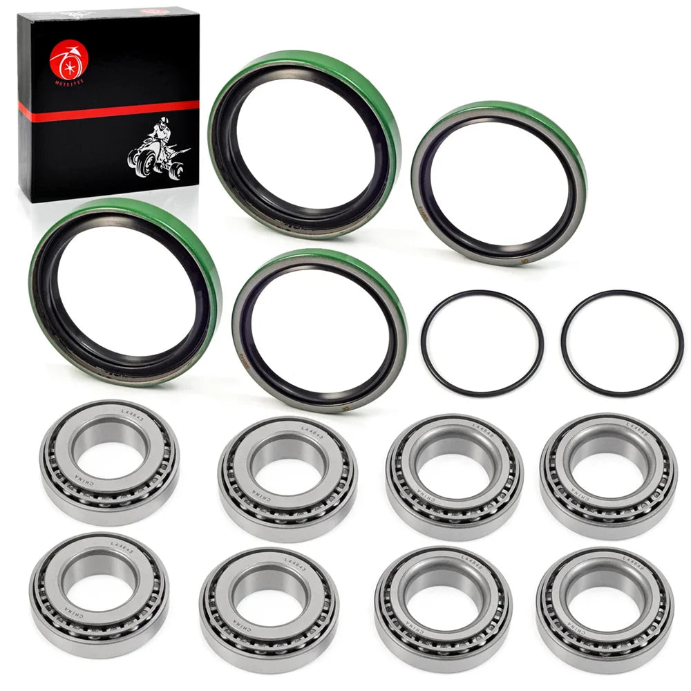 Front Wheel Bearings and Seals Kit for Polaris Sportsman 335 400 425 Magnum 325 Scrambler Worker Big Boss