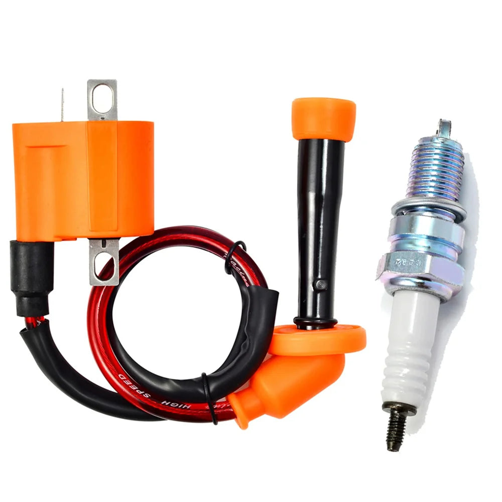 Ignition Coil and Spark Plug for Suzuki LTZ400 2003-2009, 2012-2013 - Part 33410-09F00