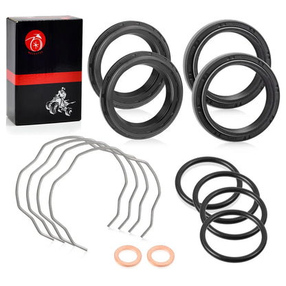 Fork Dust Oil Seals Kit 41x53x8/10.5mm for Yamaha V-Star XVS and MT-FZ Series