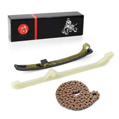 Cam Timing Chain & Tensioner Guide for Honda 2003-2022 Pioneer 700 SXS700 Big Red 700 MUV700 Rincon TRX 680 TRX 650