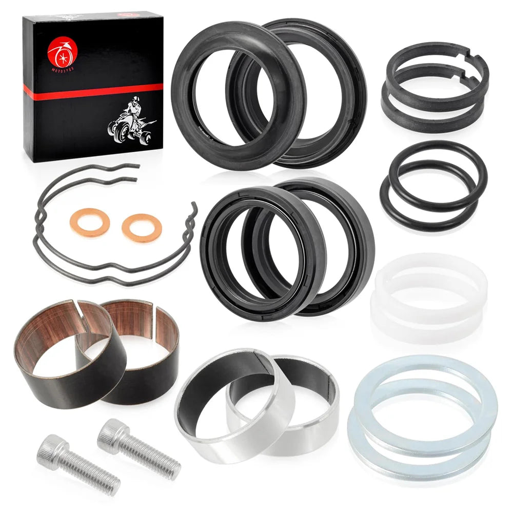 39mm Front Fork Bushing Dust Oil Seals Rebuild Kit for Harley Sportster 883 1200 XL883 XL1200 1990-2013 FXD Dyna 1991-2005