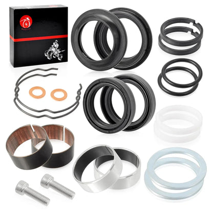 39mm Front Fork Bushing Dust Oil Seals Rebuild Kit for Harley Sportster 883 1200 XL883 XL1200 1990-2013 FXD Dyna 1991-2005