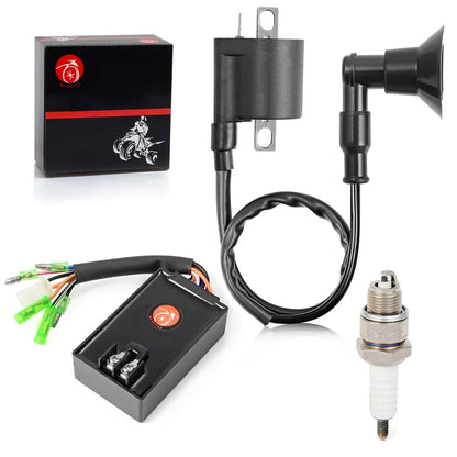 CDI Box Ignition Coil Spark Plug for Polaris Sportsman 90 Predator 90 2003-2006 Part 0451018