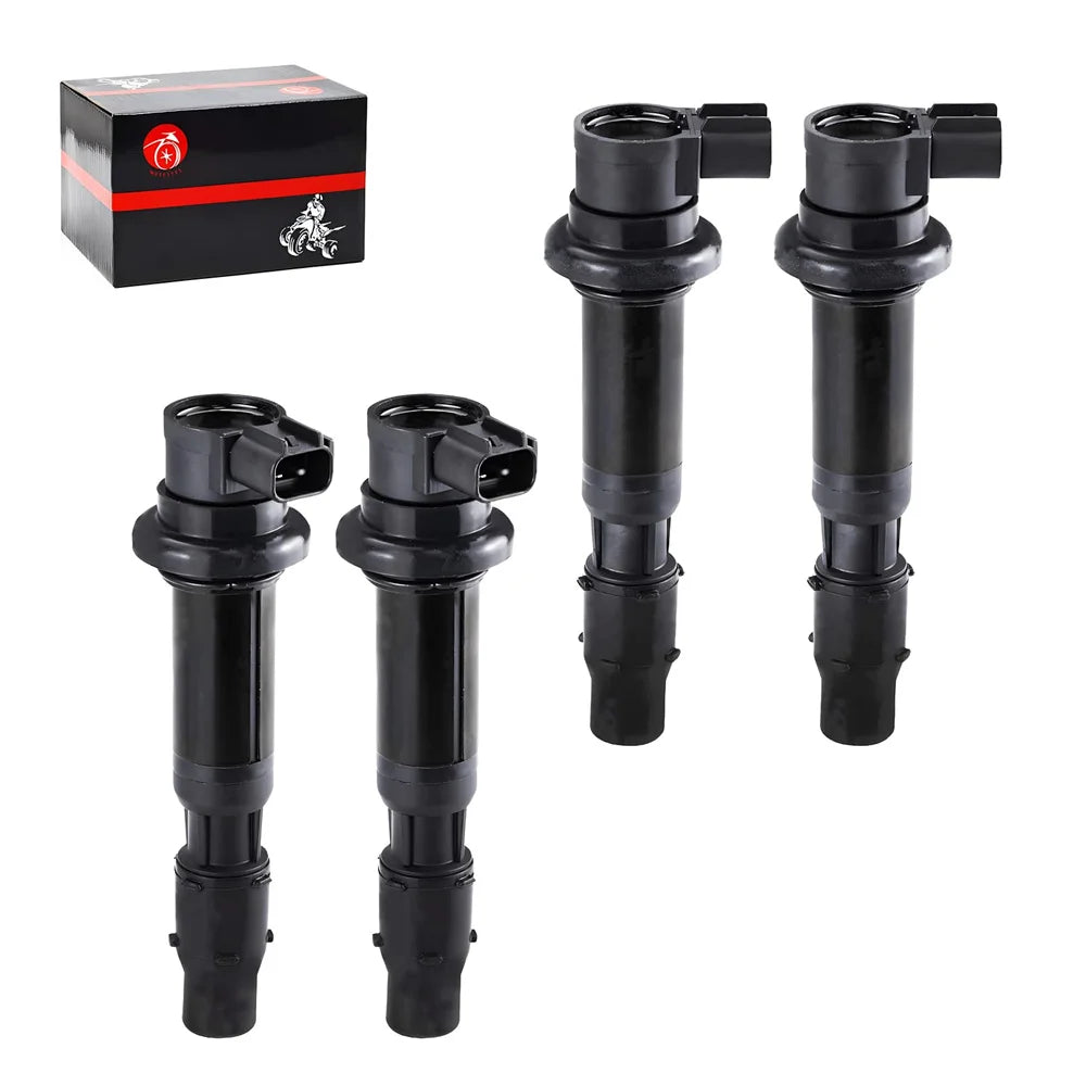 4pcs Ignition Coils For Kawasaki Ninja ZX-6R ZX600 ZZR600 Triumph Tiger 800 XCA XR XRT 1200 Street Triple 675