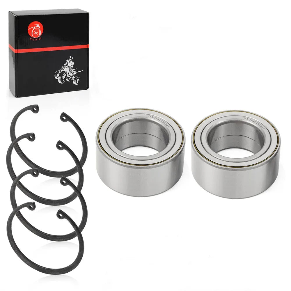 Front Wheel Bearings 44x72x33mm & Ring Clip For Polaris RZR 800 4 S 2010-2014 3514699 3515090 7710780 7710440