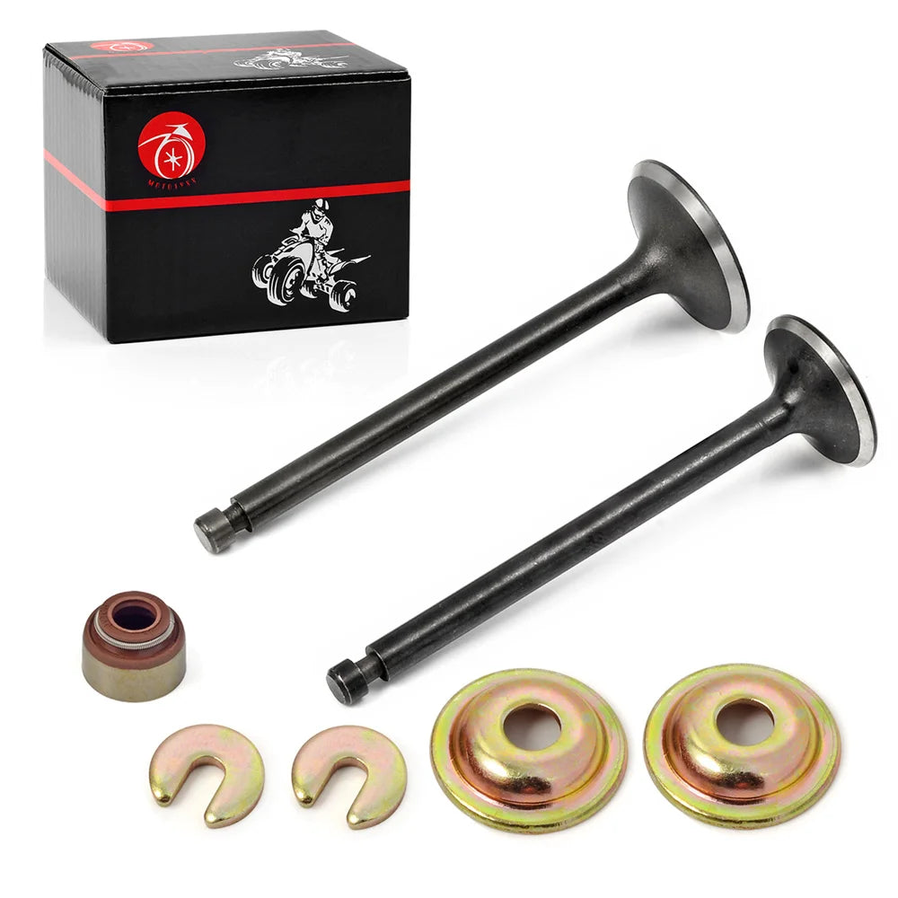 Intake Exhaust Valve and Seal Kit for Yamaha Gas Golf Cart G2 G5 G8 G9 G11 G14 1989-1996