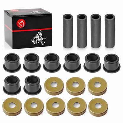 2x Lower A-Arm Bushing Dust Cover Seal Caps Shaft Collars Repair Kit for Yamaha Raptor Warrior 350 Blaster 200 YFZ450 Grizzly 125