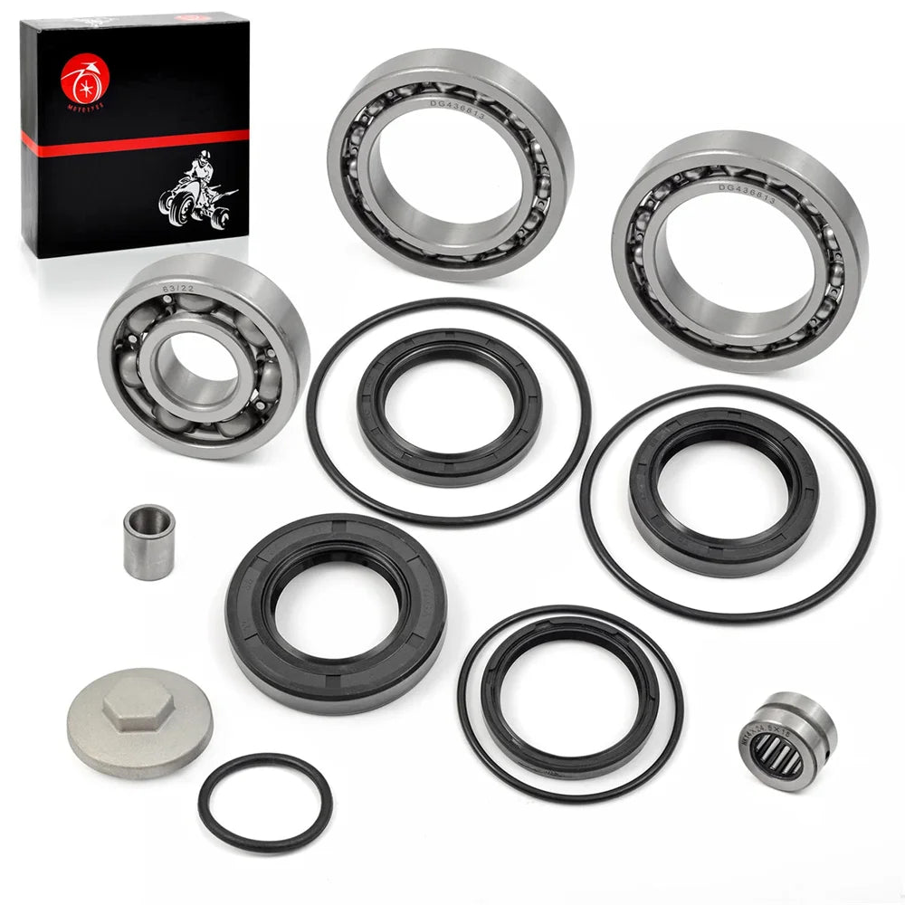 Rear Differential Bearing Seals Filler Cap O-Ring Kit for Honda FourTrax 300 TRX300 TRX300FW 1988-2000
