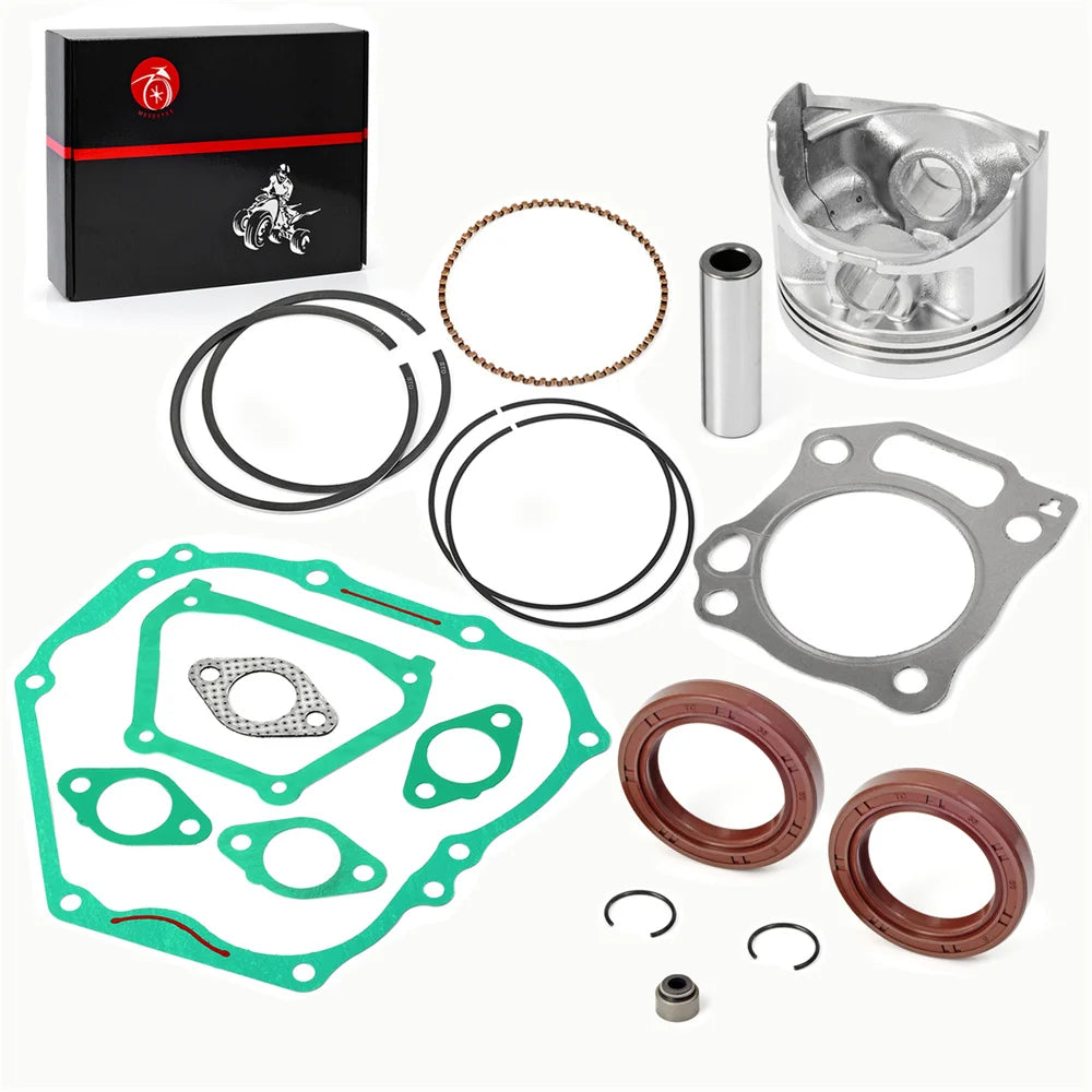 357cc Engine Rebuild Kit STD Piston Rings Gaskets Seals for Yamaha G21 G22 G23 G27 G28 Golf Cart 2000-2013