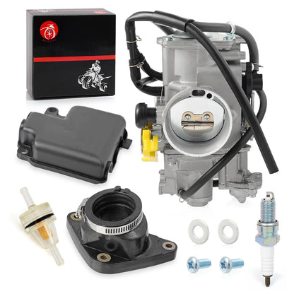 Carburetor and Intake Manifold Boot for Honda TRX400EX Sportrax 400EX TRX400X 1999-2014