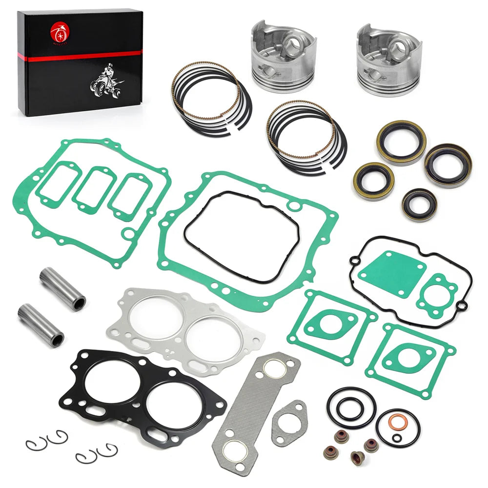 Piston Ring Oversize Bore 0.25mm Gasket Seal Kit for EZGO Fuji Robin 295cc EH29C 1991-2008