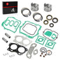 Piston Ring Oversize Bore 0.25mm Gasket Seal Kit for EZGO Fuji Robin 295cc EH29C 1991-2008