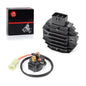 Voltage Regulator Rectifier and Starter Relay Solenoid for Honda Recon 250 TRX250 TE TM 2005-2021
