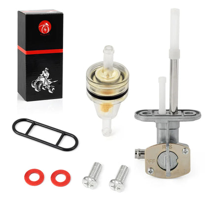 Fuel Valve Petcock 8mm for Polaris 2003-2007 Predator 500 Outlaw 500 Sportsman 450 500 700 - 7052331