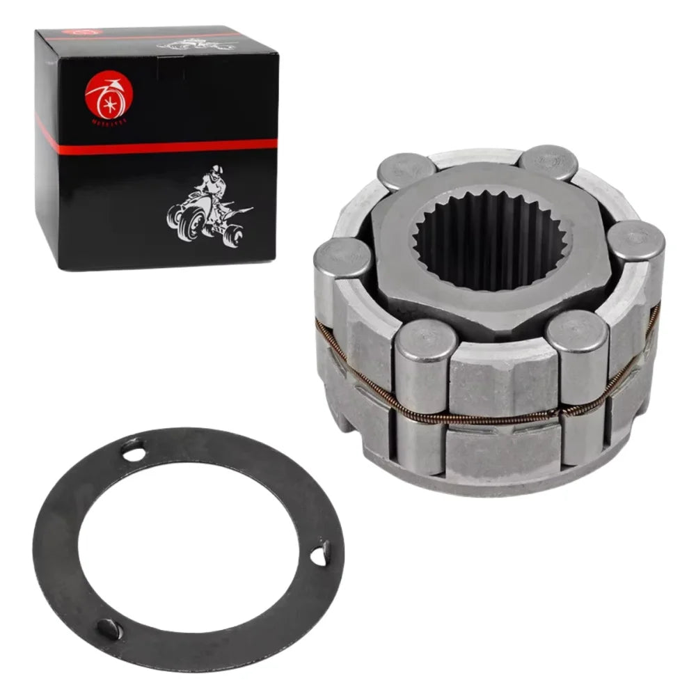 Front Wheel Hub Clutch and Armature Plate for Polaris Sportsman Scrambler Magnum Big Boss Xpedition Xplorer 300-500