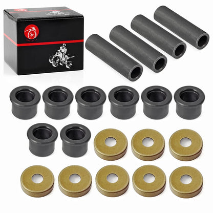 2x Lower A-Arm Bushing Dust Cover Seal Caps Shaft Collars Repair Kit for Yamaha Raptor Warrior 350 Blaster 200 YFZ450 Grizzly 125