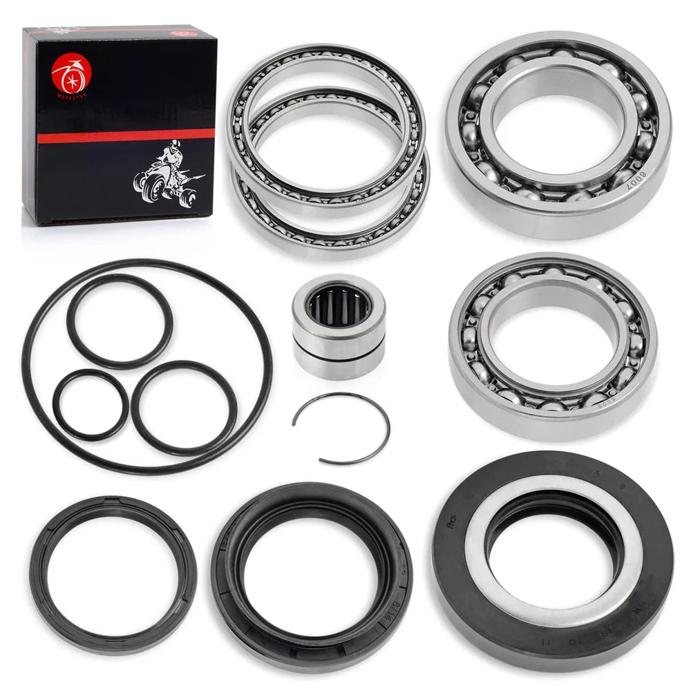 Rear Differential Bearing & Seal Kit for Honda Rancher 420 TRX420 2007-2013 2WD 4WD