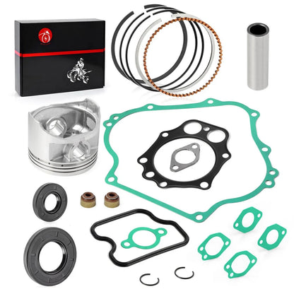 Top End Rebuild Kit Piston Ring Gasket Seal For Club Car DS Precedent FE350 1996-2006 1017449-01