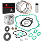Top End Rebuild Kit Piston Ring Gasket Seal For Club Car DS Precedent FE350 1996-2006 1017449-01